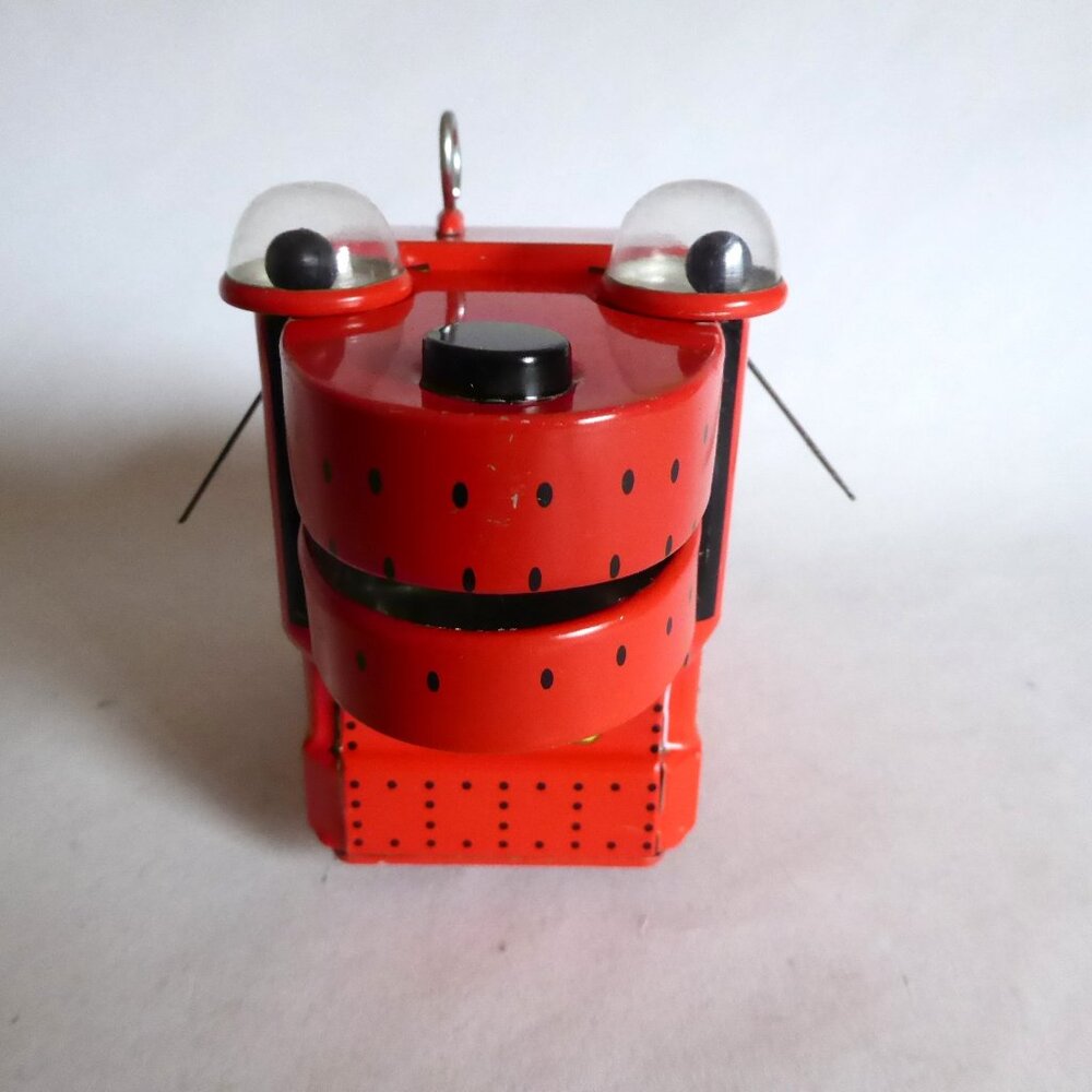 VINTAGE NEW ROVER SPACE DOG SCHYLLING WIND UP COLLECTIBLE TIN TOY - Picture 6 of 15